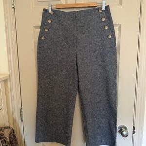 Ann Taylor Factory Wide Leg Capri Pant